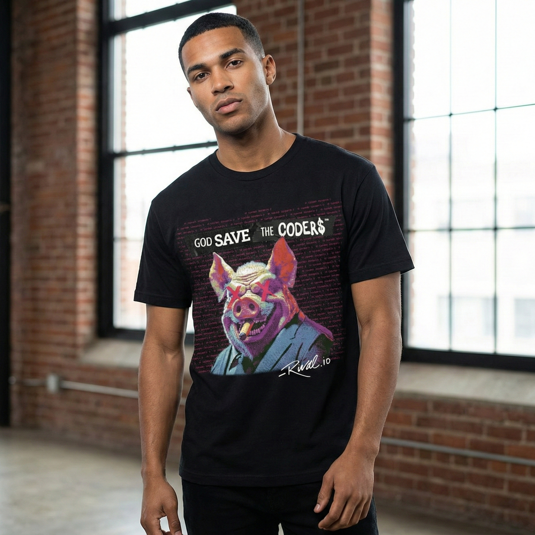 Edit Code Zero Tee - Pig [PRE-ORDER]